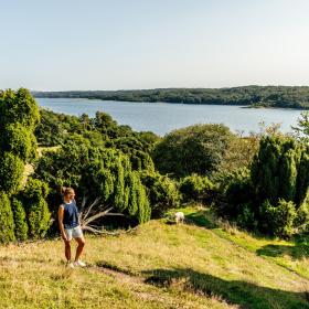 Hiker in Himmerland 