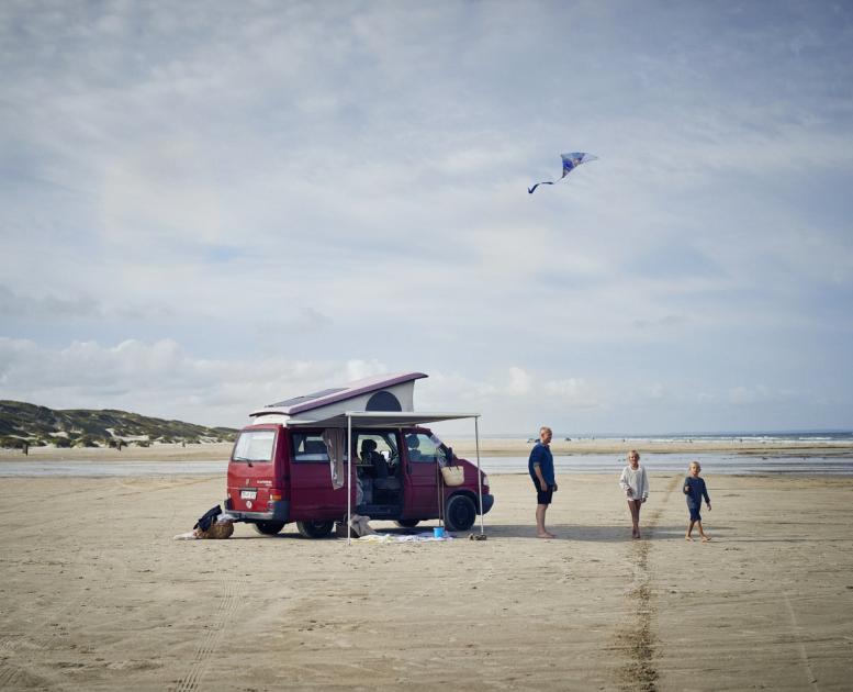 Family holiday at Saltum beach, North Jutland