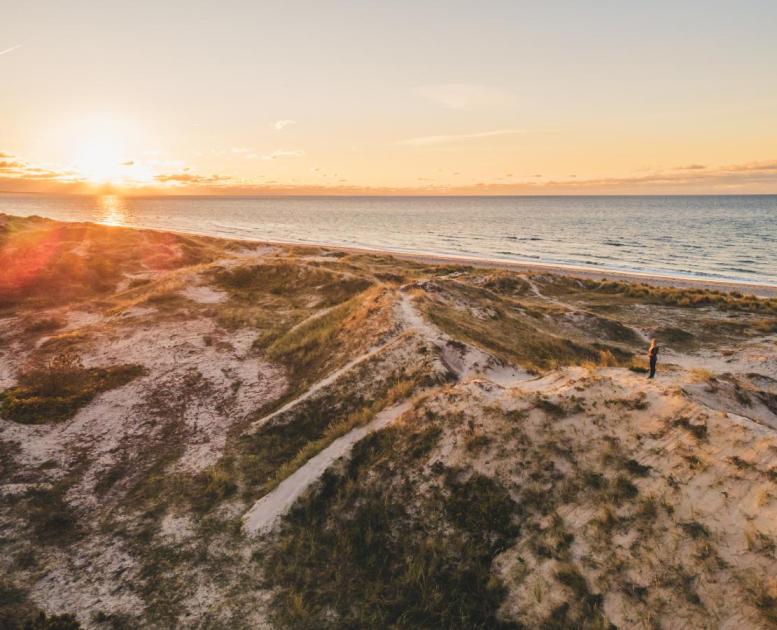 Sunset at Melby Overdrev, Esrum Tisvildevejen