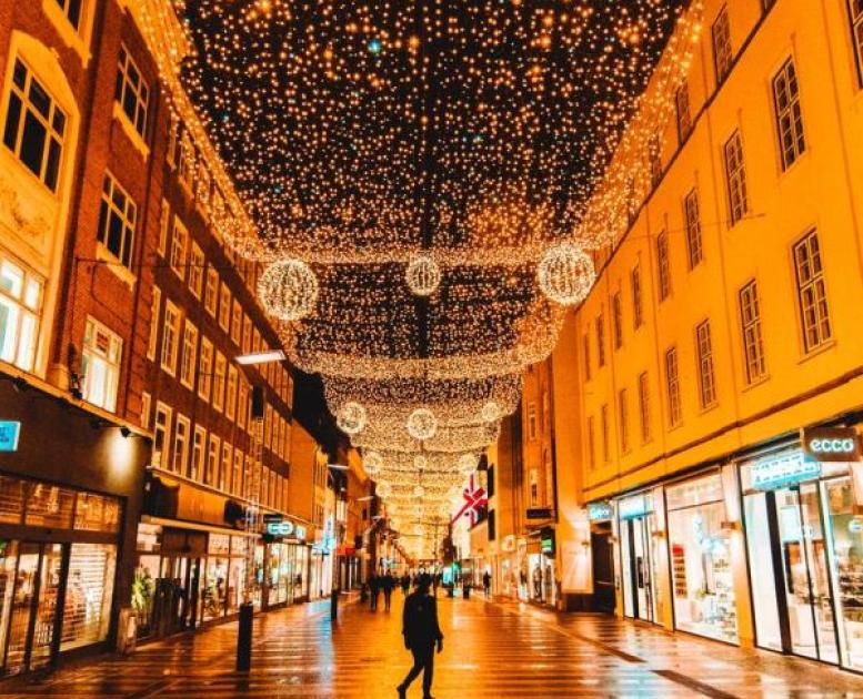 Aarhus inner city at Christmas