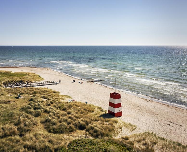 Grenå beach near Aarhus