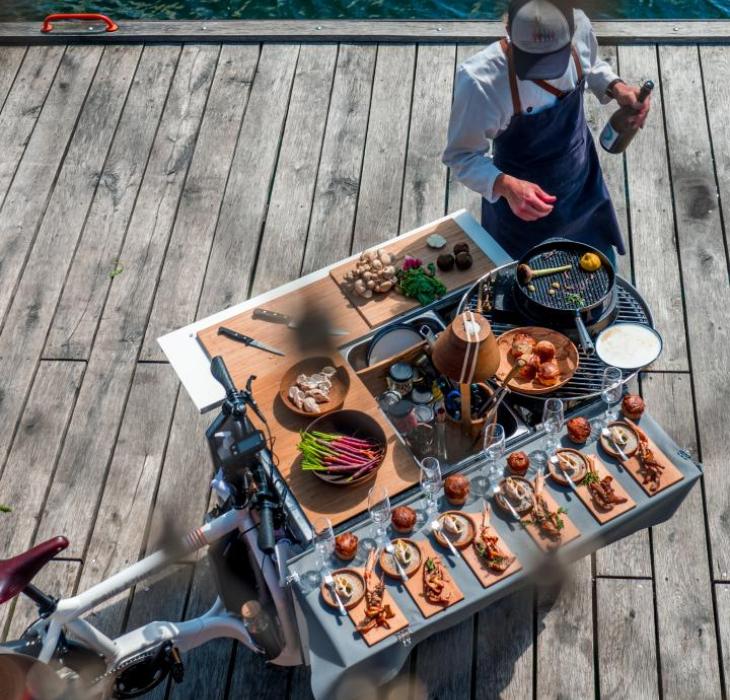 Cykelkokken, a gourmet cycling bike tour in Copenhagen, Denmark