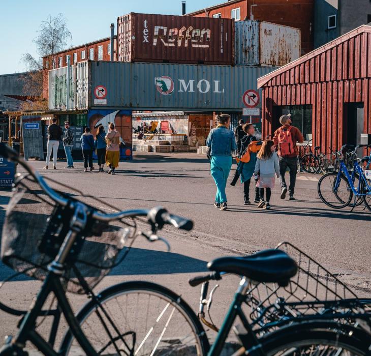 Reffen street food market in Copenhagen